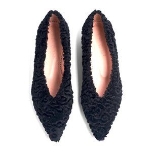 INCH2 CARUCL FUR FLATS - Black size 41 New w/Box